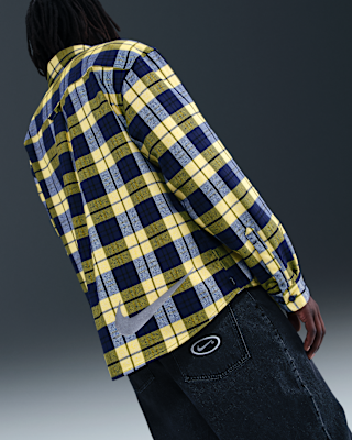 Nike SB Eric Koston Flannl シャツ　XL Nike SB Koston Flannel Shirt - dark smoke grey/volt | Tactics